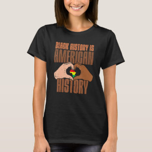 Camiseta História Negra É História Americana Orgulho Africa