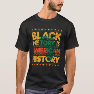 Camiseta História Negra É História Americana Patriótica Áfr