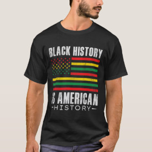 Camiseta História Negra É História Americana Por Afro Afric