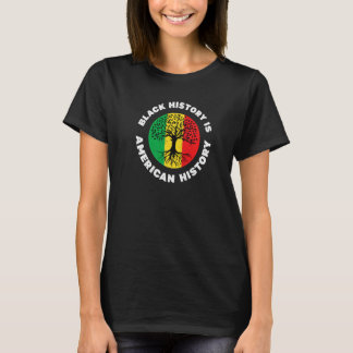 Camiseta História Negra É História Americana Retro Black Hi