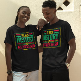 Camiseta História Negra é História Mundial
