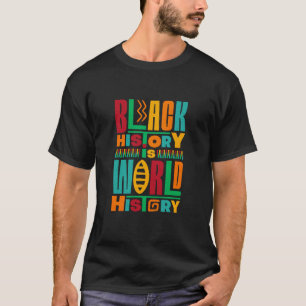 Camiseta história negra é história mundial