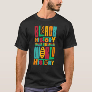 Camiseta História Negra É História Mundial 2