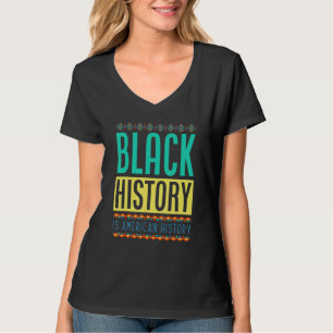Camiseta História Negra É História Negra Americana