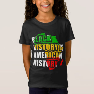 Camiseta História Negra É História Negra Americana
