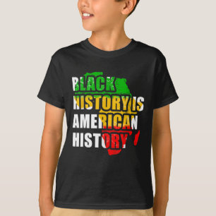 Camiseta História Negra É História Negra Americana