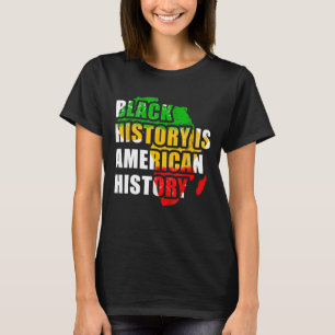 Camiseta História Negra É História Negra Americana