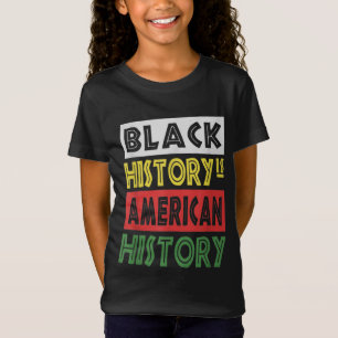 Camiseta História Negra É História Negra Americana