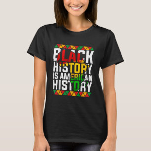 Camiseta História Negra É História Patriótica Americana