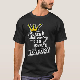 Camiseta História Negra É Nossa História Herói Africano