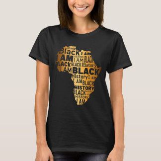 Camiseta História Negra Eu Sou Negro Todos os Meses America