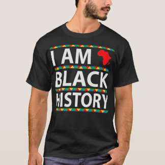 Camiseta História Negra Eu Sou Premium de História Negra