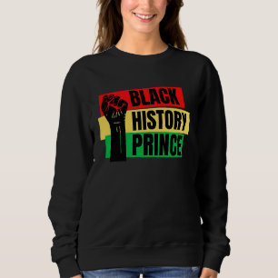 Camiseta História Negra Família Prince Diversão Melanina Ho