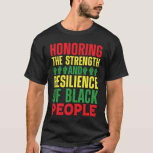 Camiseta História Negra Força Mês e Resiliência da Bla