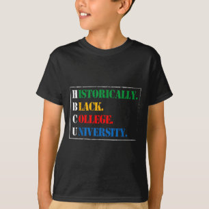 Camiseta História Negra Hbcu Design Historicamente Negro