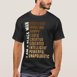 Camiseta História Negra Honrando Homens Futuros Inspiradore