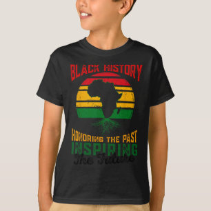 Camiseta História Negra Honrando o Passado Inspirando o Fut