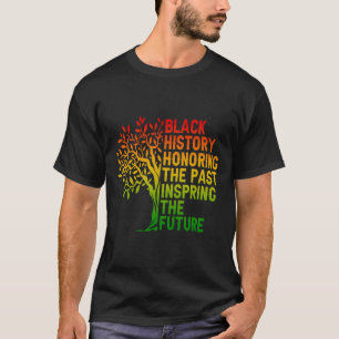 Camiseta História Negra Honrando O Passado Orgulho Africano