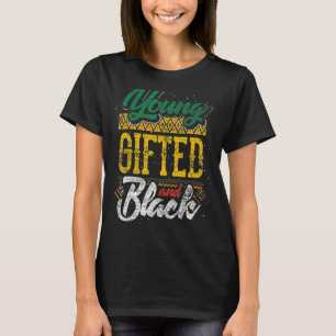 Camiseta História Negra Jovem Mês Africano