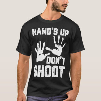 Camiseta História Negra Levanta Não Atira Na América Africa