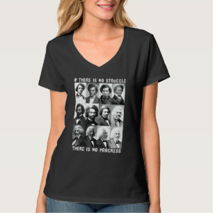 Camiseta História Negra Luta Progresso Frederick Douglass