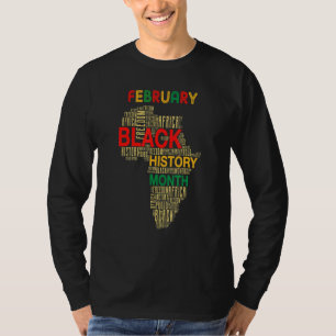 Camiseta História Negra Mapa Africano Cores Raiz da África