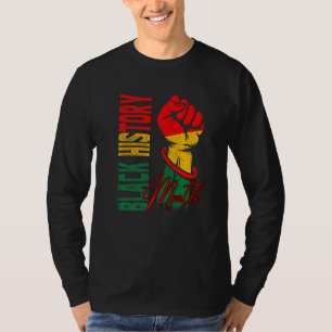 Camiseta História Negra Mês 2022 Bhm Melanin Afro Ameri