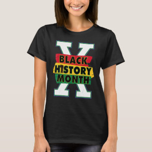 Camiseta História Negra Mês 2022 História Afro-Americana