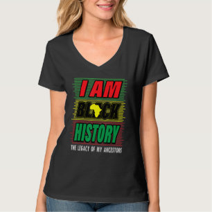Camiseta História Negra Mês 2022 História Afro-Americana