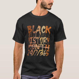 Camiseta História Negra Mês 2022 História Negra 365 Mela