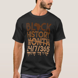 Camiseta História Negra Mês 2022 História Negra 365 Mela