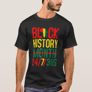 Camiseta História Negra Mês 247365 Melanina Negra-W