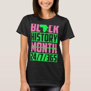 Camiseta História Negra Mês 247365 Mulheres do Orgulho Afri