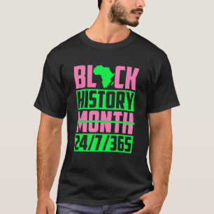 Camiseta História Negra Mês 247365 Mulheres do Orgulho Afri