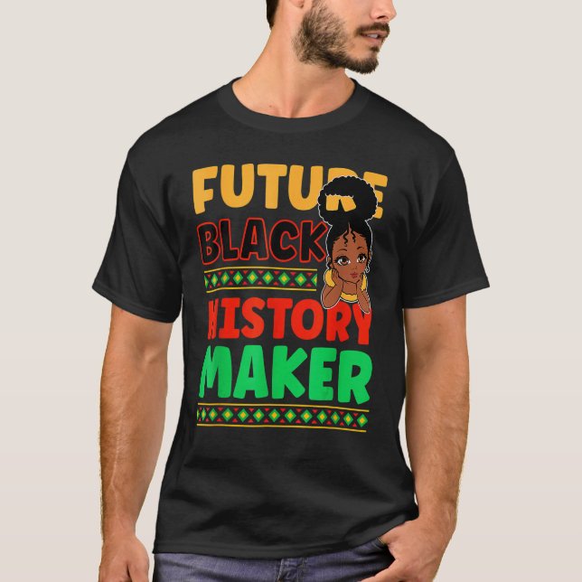 Camiseta História Negra Mês 247365 Negro de Melanina Africa (Frente)