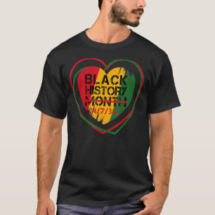 Camiseta História Negra Mês 247365 Negro de Melanina Africa