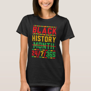 Camiseta História Negra Mês 247365 Orgulho Africano Melanin