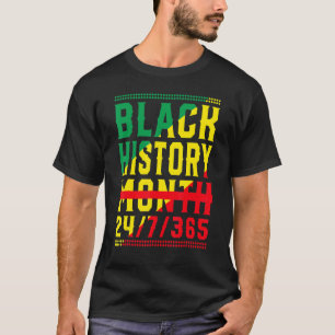 Camiseta História Negra Mês 247365 Orgulho Africano Melanin
