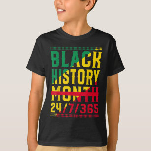 Camiseta História Negra Mês 247365 Orgulho Africano Melanin