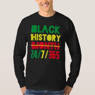 Camiseta História Negra Mês 247365 Orgulho Afro-Americano