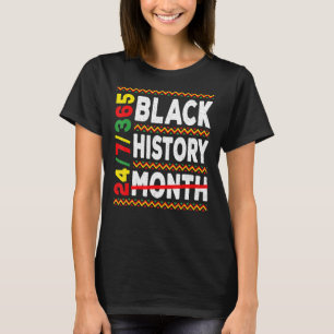 Camiseta História Negra Mês 247365 Orgulho Afro-Americano