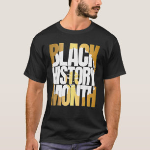 Camiseta História Negra Mês 24 7 BHM Homens do Orgulho Afri