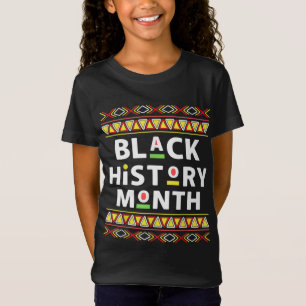 Camiseta História Negra Mês 24 7 BHM Homens do Orgulho Afri
