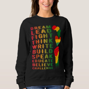 Camiseta História Negra Mês Afro-Americano Para Raparigas W