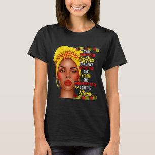 Camiseta História Negra Mês Afro Mulheres Negras Meninas Eu