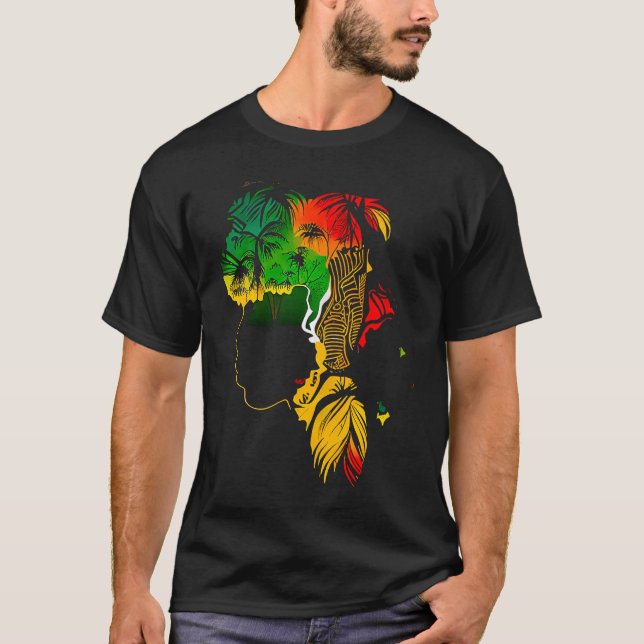 Camiseta História negra mês Ancestrais Afro-Americanos (Frente)