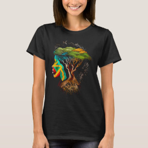 Camiseta História negra mês Ancestrais Afro-Americanos