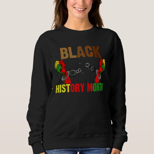 Camiseta História Negra Mês Aumento da Cintura Afro Melanin (Frente)