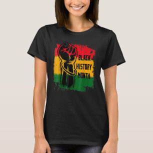 Camiseta História Negra Mês BHM Africano para Homens Mulher