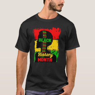 Camiseta História Negra Mês de Orgulho Negro Africano Menin